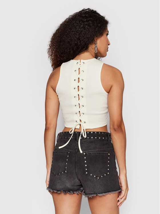 ONLY Γυναίκες Tops Τοπ Nessa 15256759 Μπεζ Slim Fit 5 ONLY Γυναίκες Tops Τοπ Nessa 15256759 Μπεζ Slim Fit - Image 3