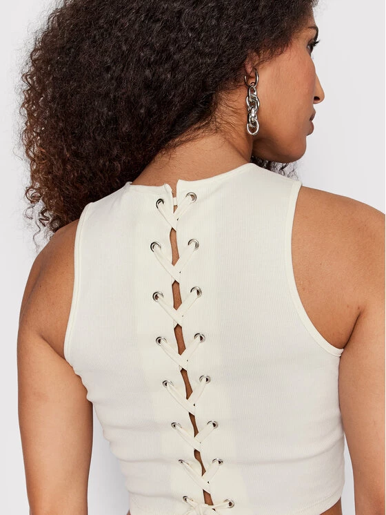 ONLY Γυναίκες Tops Τοπ Nessa 15256759 Μπεζ Slim Fit 6 ONLY Γυναίκες Tops Τοπ Nessa 15256759 Μπεζ Slim Fit - Image 4