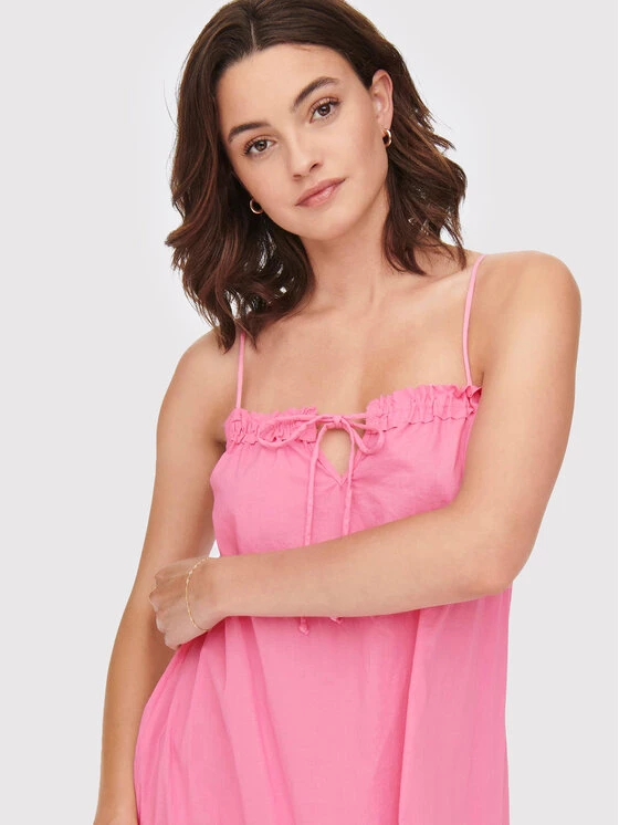 ONLY Γυναίκες Καλοκαιρινά Φορέματα Φόρεμα καλοκαιρινό Allie 15256546 Ροζ Regular Fit 3 ONLY Γυναίκες Καλοκαιρινά Φορέματα Φόρεμα καλοκαιρινό Allie 15256546 Ροζ Regular Fit