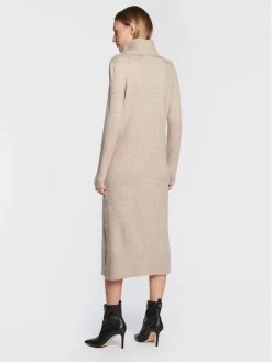 ONLY Γυναίκες Πλεκτά Φορέματα Φόρεμα υφασμάτινο Brandie 15214595 Μπεζ Regular Fit -Φτηνός Only Κατάστημα unnamed file 329