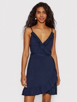 ONLY Γυναίκες Καλοκαιρινά Φορέματα Φόρεμα καλοκαιρινό Nova 15256614 Σκούρο μπλε Regular Fit