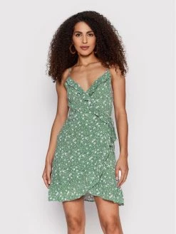 ONLY Γυναίκες Καλοκαιρινά Φορέματα Φόρεμα καλοκαιρινό Nova 15256615 Πράσινο Regular Fit