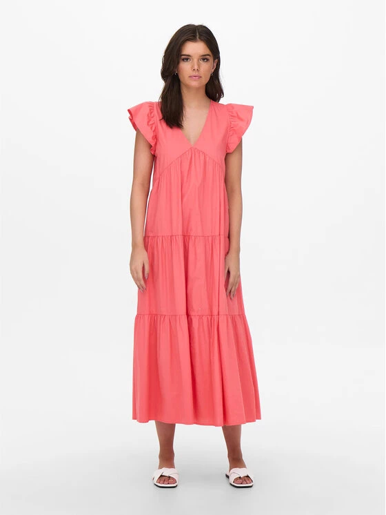 ONLY Γυναίκες Καλοκαιρινά Φορέματα Φόρεμα καλοκαιρινό Lindsey 15256487 Ροζ Regular Fit 4 ONLY Γυναίκες Καλοκαιρινά Φορέματα Φόρεμα καλοκαιρινό Lindsey 15256487 Ροζ Regular Fit - Image 2