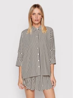 ONLY Γυναίκες Casual Πουκάμισα Πουκάμισο Sweet 15256307 Μαύρο Relaxed Fit