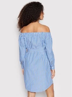 ONLY Γυναίκες Φορέματα σε Στυλ Πουκάμισο & Σεμιζιέ Φόρεμα πουκάμισο Eileen 15256258 Μπλε Relaxed Fit -Φτηνός Only Κατάστημα unnamed file 3367