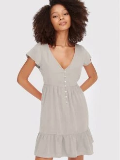 ONLY Γυναίκες Καθημερινά Φορέματα Φόρεμα καθημερινό Mago 15255820 Μπεζ Regular Fit -Φτηνός Only Κατάστημα unnamed file 3384