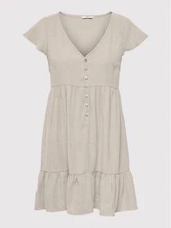 ONLY Γυναίκες Καθημερινά Φορέματα Φόρεμα καθημερινό Mago 15255820 Μπεζ Regular Fit -Φτηνός Only Κατάστημα unnamed file 3385