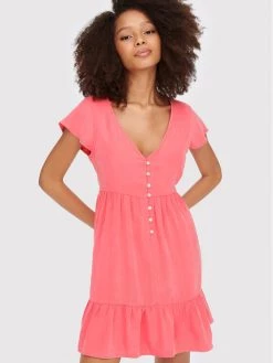 ONLY Γυναίκες Καθημερινά Φορέματα Φόρεμα καθημερινό Mago 15255820 Ροζ Regular Fit