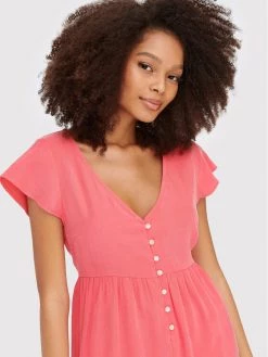 ONLY Γυναίκες Καθημερινά Φορέματα Φόρεμα καθημερινό Mago 15255820 Ροζ Regular Fit -Φτηνός Only Κατάστημα unnamed file 3395