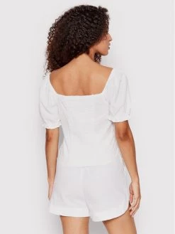 ONLY Γυναίκες Μπλουζάκια Μπλουζάκι Caro 15255164 Λευκό Slim Fit -Φτηνός Only Κατάστημα unnamed file 3415