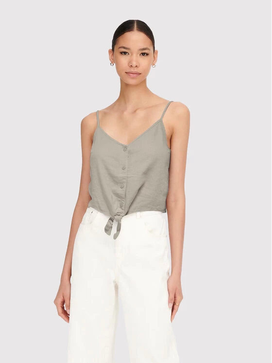 ONLY Γυναίκες Tops Τοπ Caro 15255161 Μπεζ Regular Fit 3 ONLY Γυναίκες Tops Τοπ Caro 15255161 Μπεζ Regular Fit