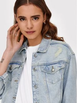 ONLY Γυναίκες Μεταβατικά Μπουφάν Τζιν μπουφάν Malibu 15244098 Μπλε Regular Fit -Φτηνός Only Κατάστημα unnamed file 3483