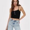 ONLY Γυναίκες Tops Τοπ Nessa 15231169 Μαύρο Slim Fit -Φτηνός Only Κατάστημα unnamed file 3495