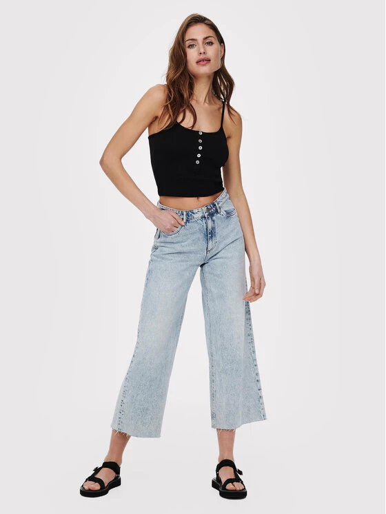 ONLY Γυναίκες Tops Τοπ Nessa 15231169 Μαύρο Slim Fit 4 ONLY Γυναίκες Tops Τοπ Nessa 15231169 Μαύρο Slim Fit - Image 2