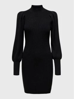 ONLY Γυναίκες Πλεκτά Φορέματα Φόρεμα υφασμάτινο Katia 15232502 Μαύρο Regular Fit -Φτηνός Only Κατάστημα unnamed file 373