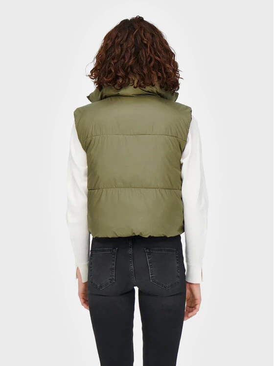 ONLY Γυναίκες Γιλέκα Γιλέκο Ricky 15245572 Πράσινο Regular Fit 5 ONLY Γυναίκες Γιλέκα Γιλέκο Ricky 15245572 Πράσινο Regular Fit - Image 3