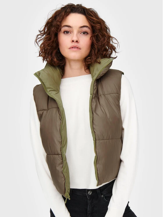 ONLY Γυναίκες Γιλέκα Γιλέκο Ricky 15245572 Πράσινο Regular Fit 6 ONLY Γυναίκες Γιλέκα Γιλέκο Ricky 15245572 Πράσινο Regular Fit - Image 4