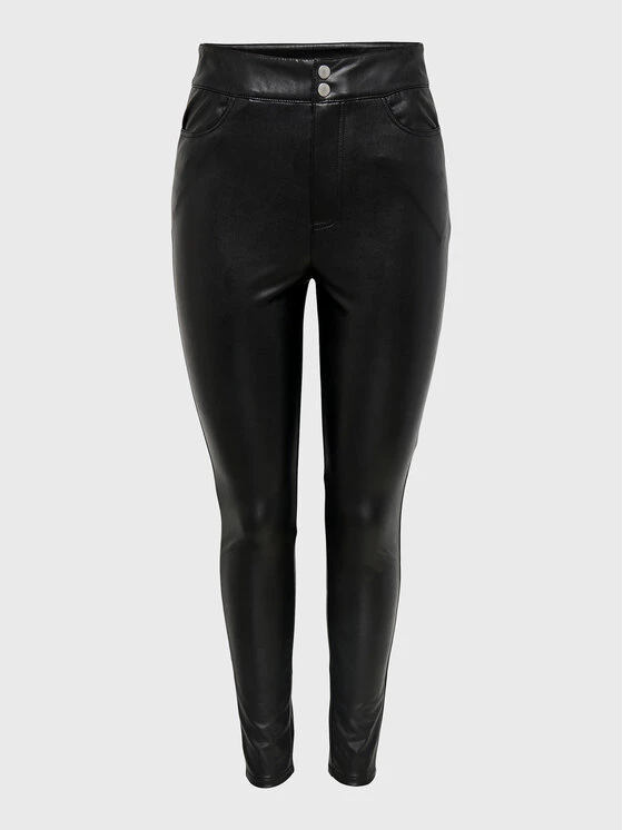 ONLY Γυναίκες Δερμάτινα Παντελόνια Παντελόνι από απομίμηση δέρματος Jessie 15265533 Μαύρο Slim Fit 7 ONLY Γυναίκες Δερμάτινα Παντελόνια Παντελόνι από απομίμηση δέρματος Jessie 15265533 Μαύρο Slim Fit - Image 5