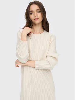 ONLY Γυναίκες Πλεκτά Φορέματα Φόρεμα υφασμάτινο Fia Katia 15259280 Εκρού Regular Fit -Φτηνός Only Κατάστημα unnamed file 421