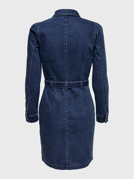 ONLY Γυναίκες Τζιν Φορέματα Φόρεμα τζιν New Chigo 15250084 Σκούρο μπλε Regular Fit 4 ONLY Γυναίκες Τζιν Φορέματα Φόρεμα τζιν New Chigo 15250084 Σκούρο μπλε Regular Fit - Image 2