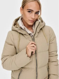 ONLY Γυναίκες Χειμωνιάτικα Μπουφάν Μπουφάν πουπουλένιο Dolly 15205369 Μπεζ Regular Fit -Φτηνός Only Κατάστημα unnamed file 433