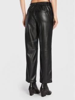 ONLY Γυναίκες Δερμάτινα Παντελόνια Παντελόνι από απομίμηση δέρματος Idina 15263774 Μαύρο Regular Fit -Φτηνός Only Κατάστημα unnamed file 466