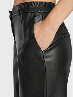 ONLY Γυναίκες Δερμάτινα Παντελόνια Παντελόνι από απομίμηση δέρματος Idina 15263774 Μαύρο Regular Fit -Φτηνός Only Κατάστημα unnamed file 468