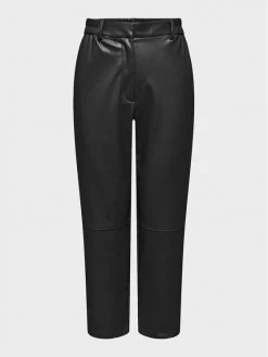 ONLY Γυναίκες Δερμάτινα Παντελόνια Παντελόνι από απομίμηση δέρματος Idina 15263774 Μαύρο Regular Fit -Φτηνός Only Κατάστημα unnamed file 469