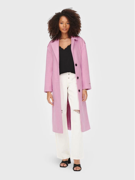 ONLY Γυναίκες Μεταβατικά Παλτά Παλτό μεταβατικό Emma 15261322 Ροζ Regular Fit 3 ONLY Γυναίκες Μεταβατικά Παλτά Παλτό μεταβατικό Emma 15261322 Ροζ Regular Fit