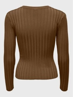 ONLY Γυναίκες Πουλόβερ Ida 15268001 Καφέ Regular Fit -Φτηνός Only Κατάστημα unnamed file 515