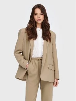 ONLY Γυναίκες Σακάκια & Μπλέιζερ Μπλέιζερ Milian 15264609 Μπεζ Regular Fit