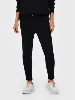 ONLY Γυναίκες Παντελόνια Φόρμας Παντελόνι φόρμας Popsweat 15236294 Μαύρο Loose Fit