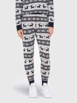 ONLY Γυναίκες Παντελόνια Φόρμας Πλεκτό παντελόνι Xmas 15272160 Σκούρο μπλε Regular Fit -Φτηνός Only Κατάστημα unnamed file 57