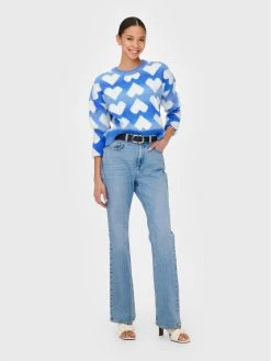 ONLY Γυναίκες Πουλόβερ Laida 15259434 Μπλε Regular Fit -Φτηνός Only Κατάστημα unnamed file 582