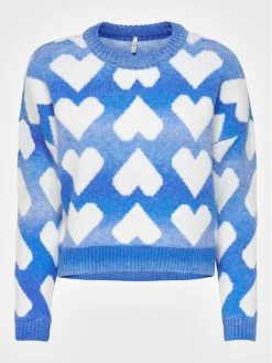 ONLY Γυναίκες Πουλόβερ Laida 15259434 Μπλε Regular Fit -Φτηνός Only Κατάστημα unnamed file 585