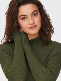 ONLY Γυναίκες Πουλόβερ Rachella 15272596 Πράσινο Slim Fit -Φτηνός Only Κατάστημα unnamed file 591