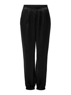 ONLY Γυναίκες Υφασμάτινα Παντελόνια Παντελόνι υφασμάτινο Andrea 15275982 Μαύρο Regular Fit