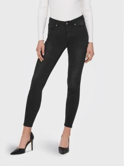 ONLY Γυναίκες Τζιν Wauw 15230459 Μαύρο Skinny Fit