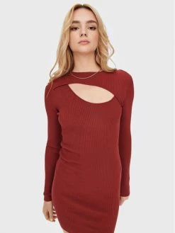 ONLY Γυναίκες Πουλόβερ New Tessa 15267964 Μπορντό Regular Fit