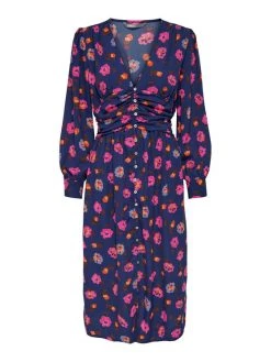 ONLY Γυναίκες Καθημερινά Φορέματα Φόρεμα καθημερινό Vanessa 15275651 Σκούρο μπλε Regular Fit