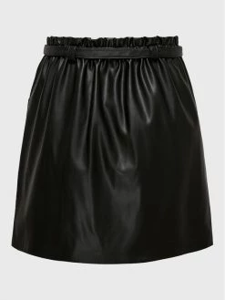 ONLY Γυναίκες Mini Φούστα από απομίμηση δέρματος Heidi 15229099 Μαύρο Regular Fit -Φτηνός Only Κατάστημα unnamed file 661