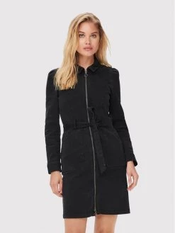 ONLY Γυναίκες Τζιν Φορέματα Φόρεμα τζιν New 15250084 Μαύρο Regular Fit