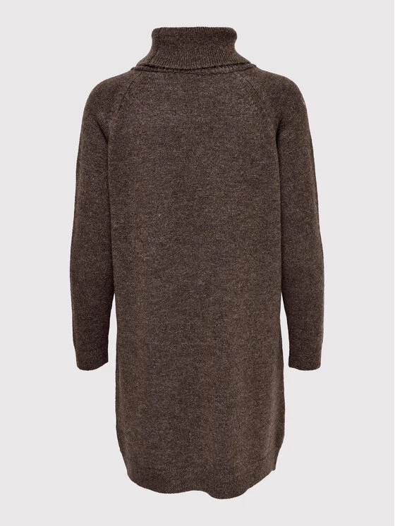 ONLY Γυναίκες Πλεκτά Φορέματα Φόρεμα υφασμάτινο Jada 15274962 Καφέ Relaxed Fit 4 ONLY Γυναίκες Πλεκτά Φορέματα Φόρεμα υφασμάτινο Jada 15274962 Καφέ Relaxed Fit - Image 2