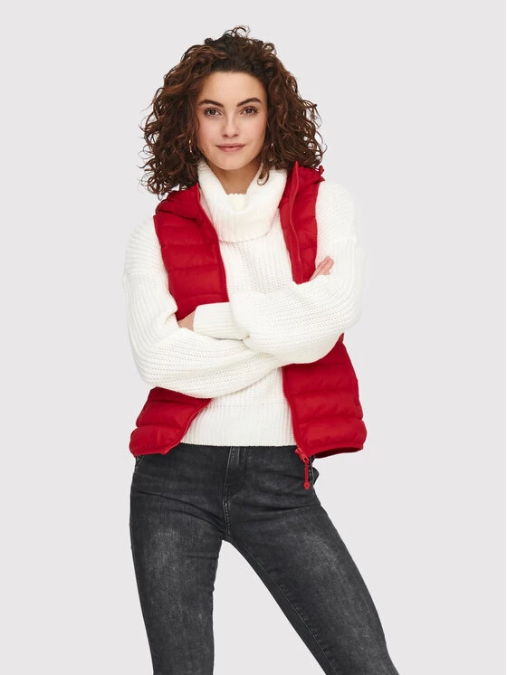 ONLY Γυναίκες Γιλέκα Γιλέκο New Tahoe 15205760 Κόκκινο Regular Fit 3 ONLY Γυναίκες Γιλέκα Γιλέκο New Tahoe 15205760 Κόκκινο Regular Fit