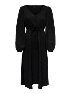 ONLY Γυναίκες Καθημερινά Φορέματα Φόρεμα καθημερινό Lara 15276954 Μαύρο Regular Fit