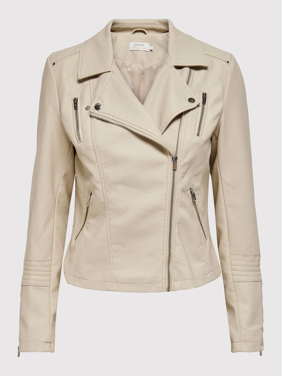 ONLY Γυναίκες Μεταβατικά Μπουφάν Μπουφάν από απομίμηση δέρματος Gemma 15153079 Μπεζ Regular Fit 8 ONLY Γυναίκες Μεταβατικά Μπουφάν Μπουφάν από απομίμηση δέρματος Gemma 15153079 Μπεζ Regular Fit - Image 6