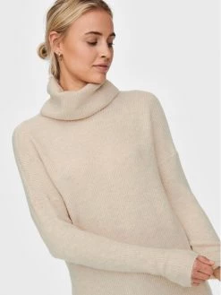 ONLY Γυναίκες Πλεκτά Φορέματα Φόρεμα υφασμάτινο Jana 15140166 Μπεζ Regular Fit -Φτηνός Only Κατάστημα unnamed file 699