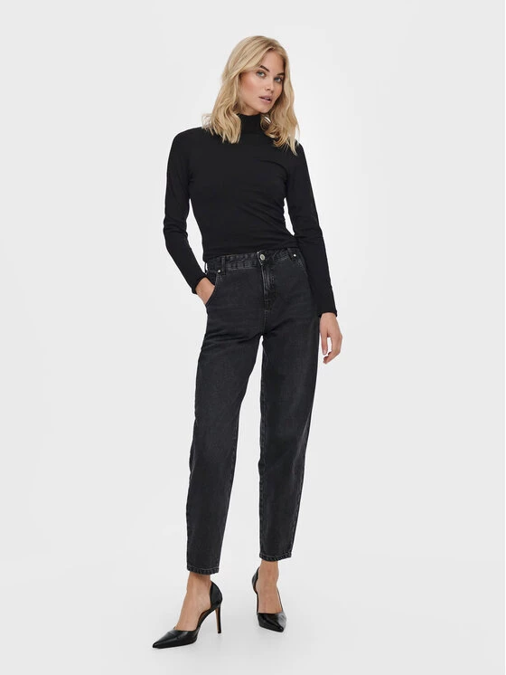 ONLY Γυναίκες Ζιβάγκο Live Love 15280335 Μαύρο Slim Fit 4 ONLY Γυναίκες Ζιβάγκο Live Love 15280335 Μαύρο Slim Fit - Image 2