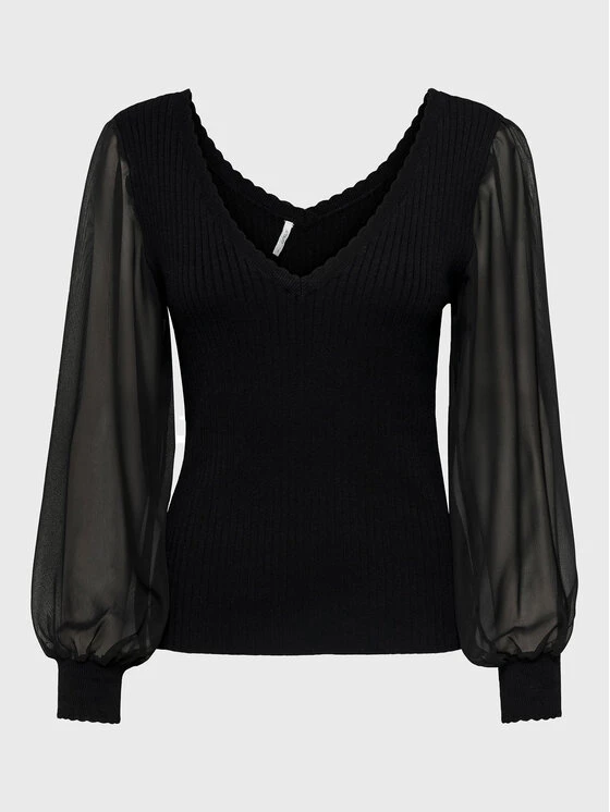 ONLY Γυναίκες Πουλόβερ Violetta 15259503 Μαύρο Regular Fit 8 ONLY Γυναίκες Πουλόβερ Violetta 15259503 Μαύρο Regular Fit - Image 6