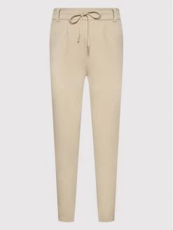 ONLY Γυναίκες Υφασμάτινα Παντελόνια Παντελόνι υφασμάτινο Poptrash 15115847 Μπεζ Slim Fit -Φτηνός Only Κατάστημα unnamed file 810